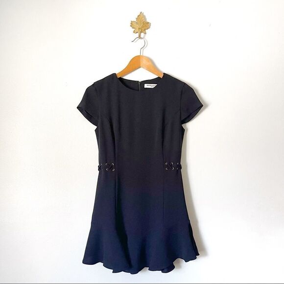 Revolve brand Amanda Uprichards Black Mini Dress size Petite preowned - Picture 1 of 6